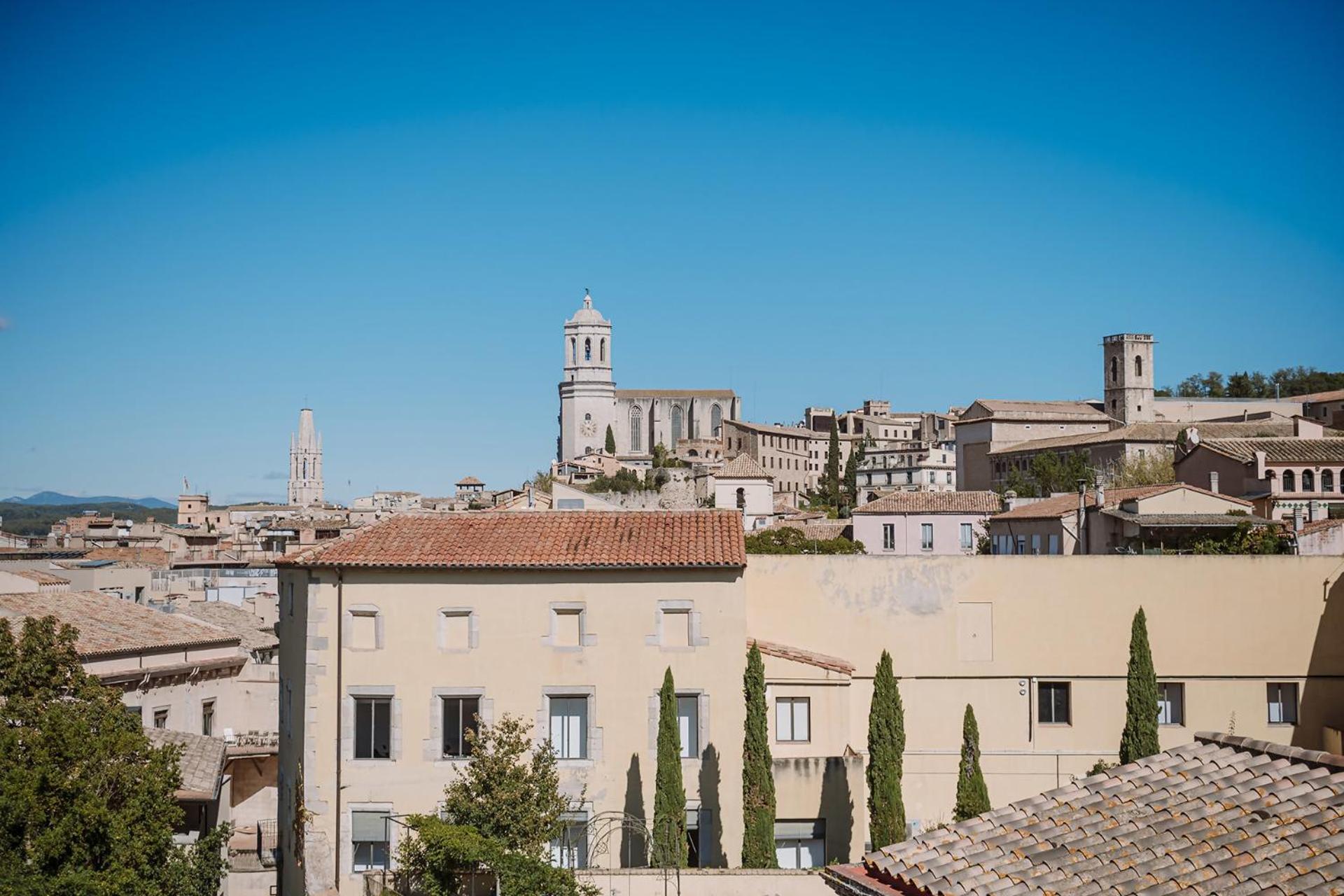 Romantic Duplex With Terrace And Great Views Girona Exterior foto